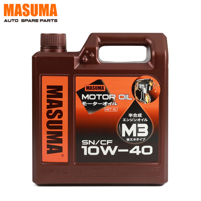 Buy MASUMA Auto Car Gasoline Oil M3 10W-40 SN Semi Synthetic Engine Oil 4L online manufacture