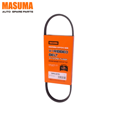 Year 2004-2018 3PK-670 MASUMA Car Accessories Transmission Parts v belt for HONDA TODAY