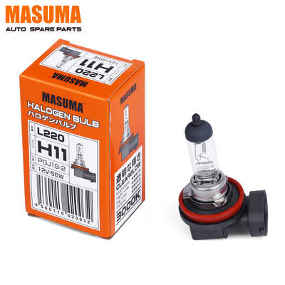 L220 MASUMA Halogen Lamp for BMW CLEARGLOW H11 12v 55W 3000K 09471-12210 13503374 13503417