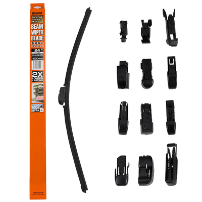 Toyota Car Fitment MASUMA 24 Inch U Hook Front Flat Wiper Rubber Windscreen Wipers