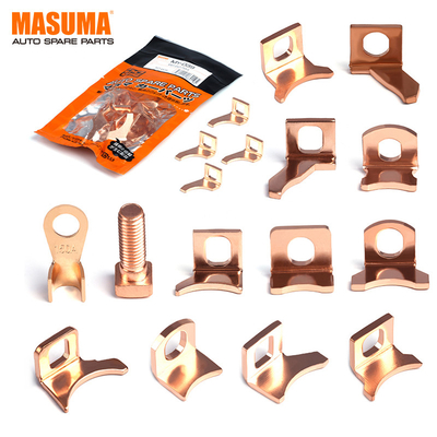 MASUMA 10PCS Auto Parts Connectors Terminals Relay Contact For Starter 18*10*2cm