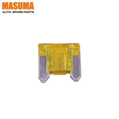 Предохранители MASUMA для автозапчастей FS-050, низкая отключающая способность, 20A, желтые, 100 шт., с клипсой, сейчас в наличии